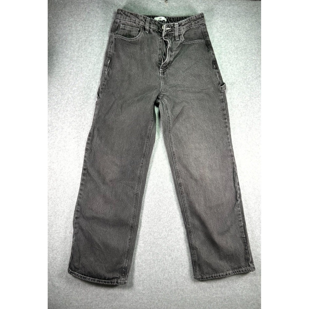 Vintage BP. Jeans Womens 26 Gray Denim Double Stitch 5-Pockets Grunge Streetwear